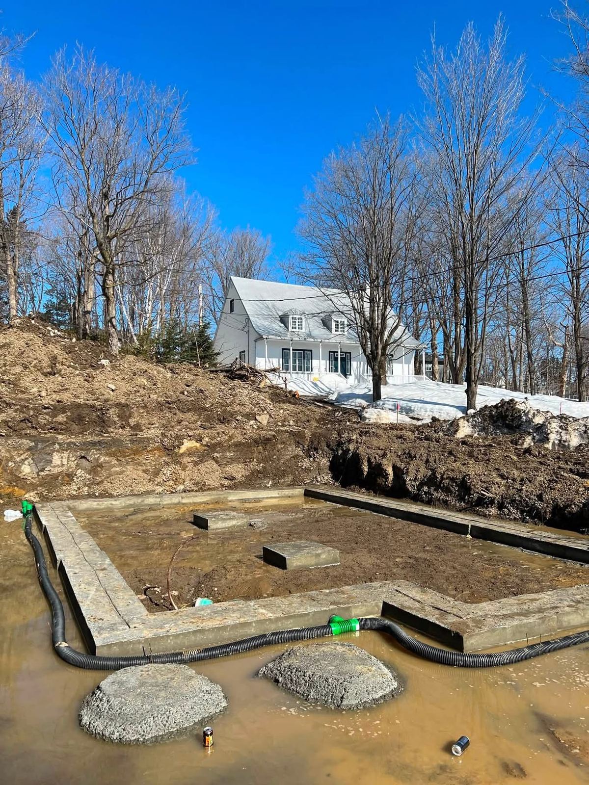 Travaux de fondation