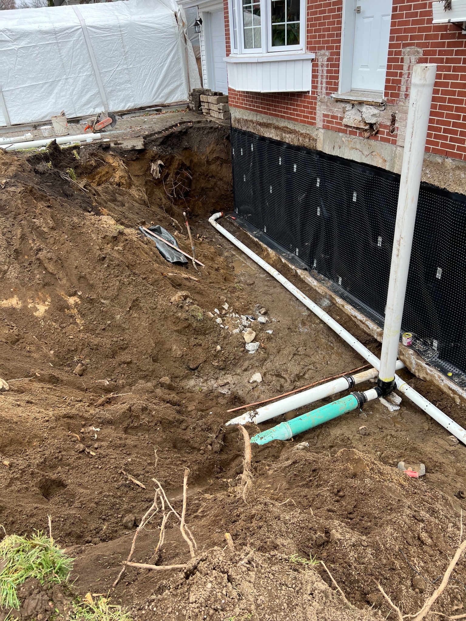 Fondations - réalisation Excavation Coffrage LB