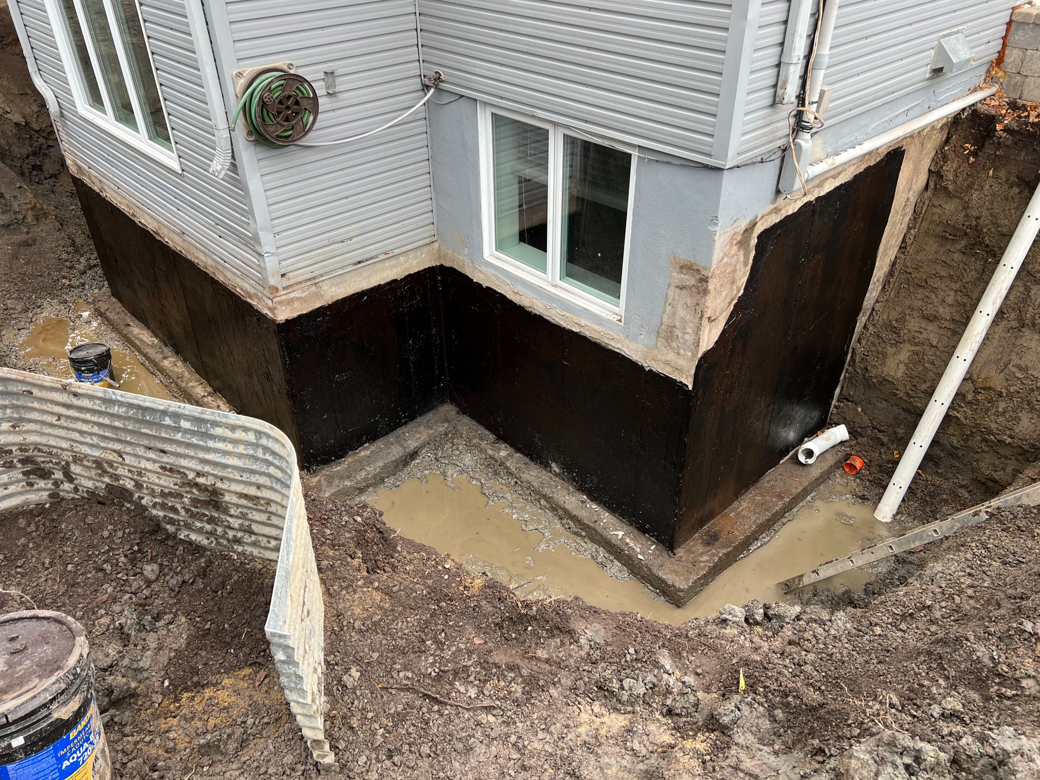 Fondations - réalisation Excavation Coffrage LB