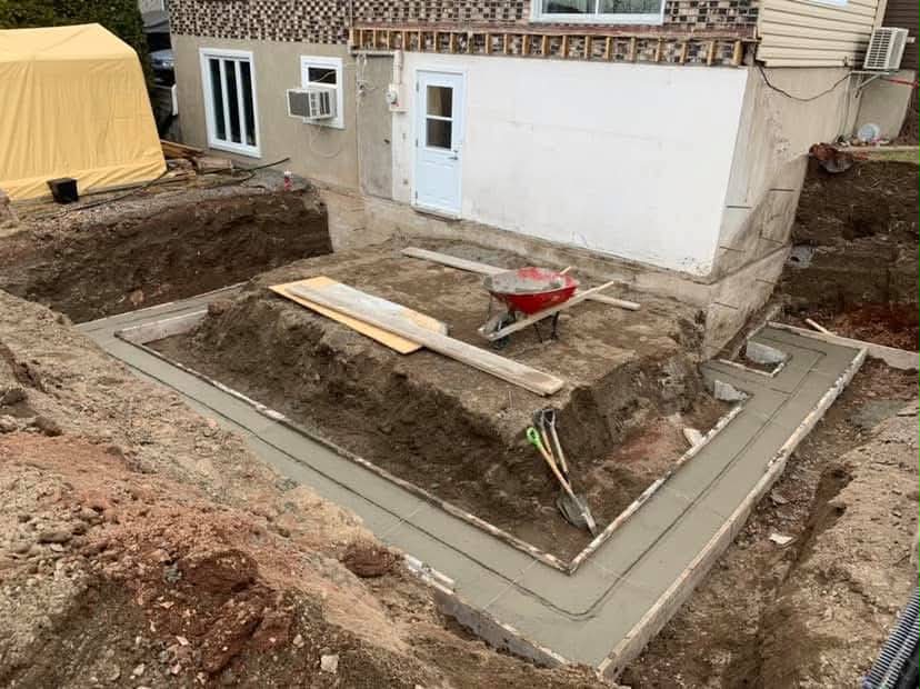 Fondations - réalisation Excavation Coffrage LB