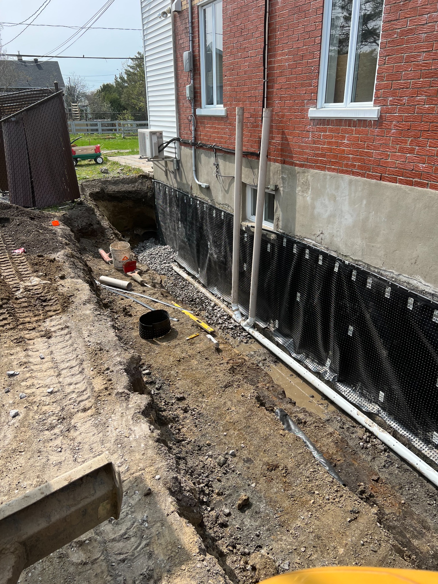 Excavation et drainage - réalisation Excavation Coffrage LB